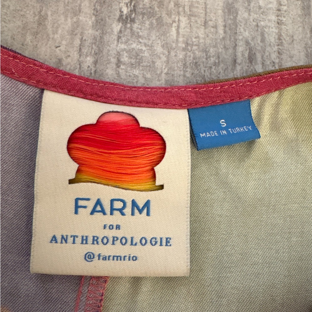 Farm Rio Anthropologie Multicolor Abstract Floral Carioca Winter Jumpsuit size S - Picture 13 of 16